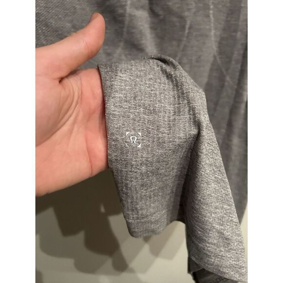 Lululemon Mens Large Metal Vent Tech Short Sleeve Shirt Gray  SP - Picture 6 of 6